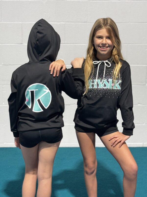 AB" black hoodie - Image 2