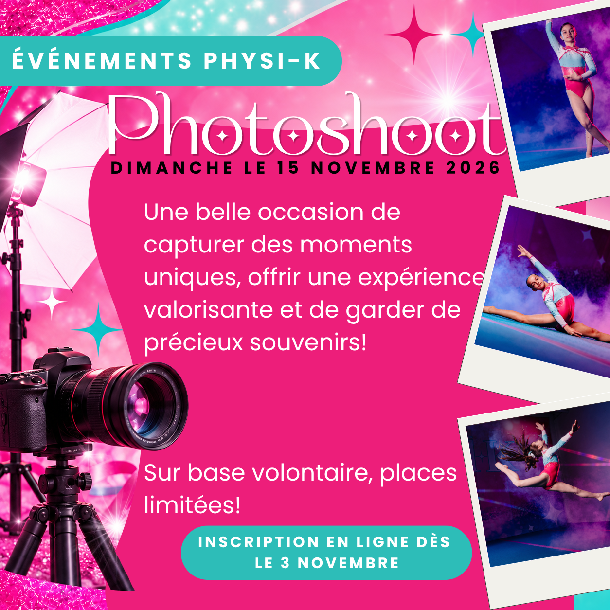 Photoshoot professionnel chez Physik